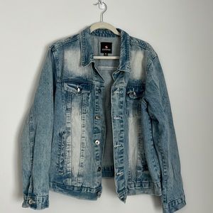 South Pole Size XL Jean-Jacket Light Wash Denim